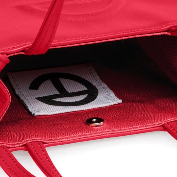 Telfar Small Shopping Bag - Red - Picture 2 of 3